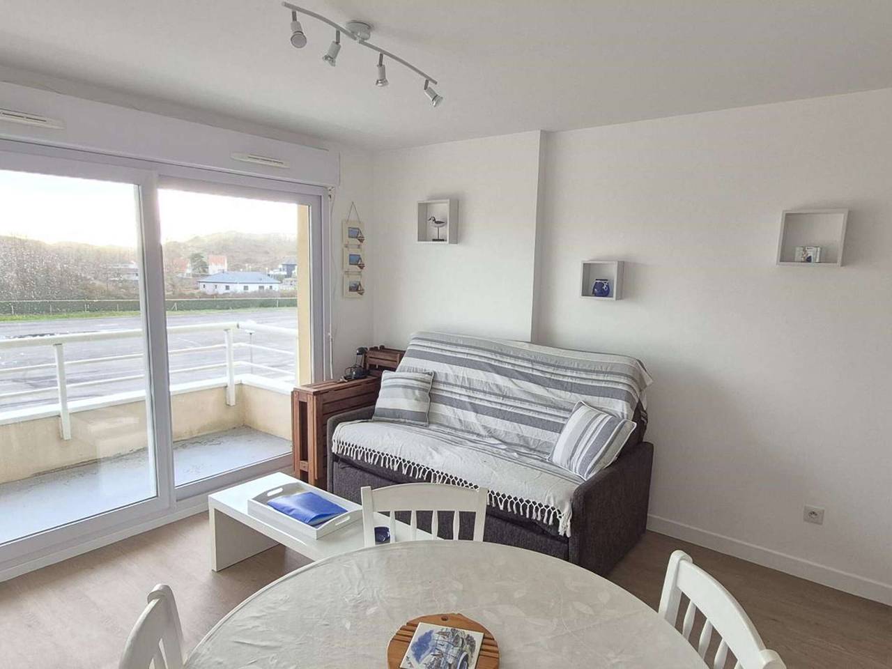 Estudio entero, Estudio luminoso para 4 con balcón orientado al sur, Stella Plage in Cucq, Montreuil und Umgebung