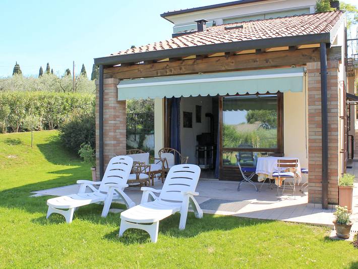 Feriehus for 6 personer, med Terrasse og Hage i tillegg til Innsjøutsikt i Lazise