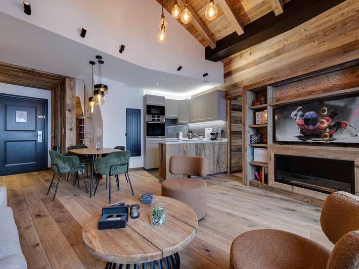 Gîte pour 6 personnes, avec piscine dans Arc 1950 - 2