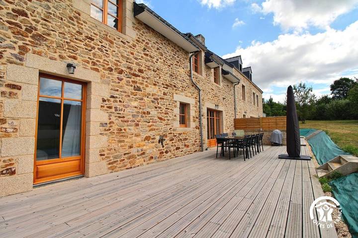 Gîte pour 8 personnes, avec terrasse et jardin, animaux acceptés à Landévant - 3