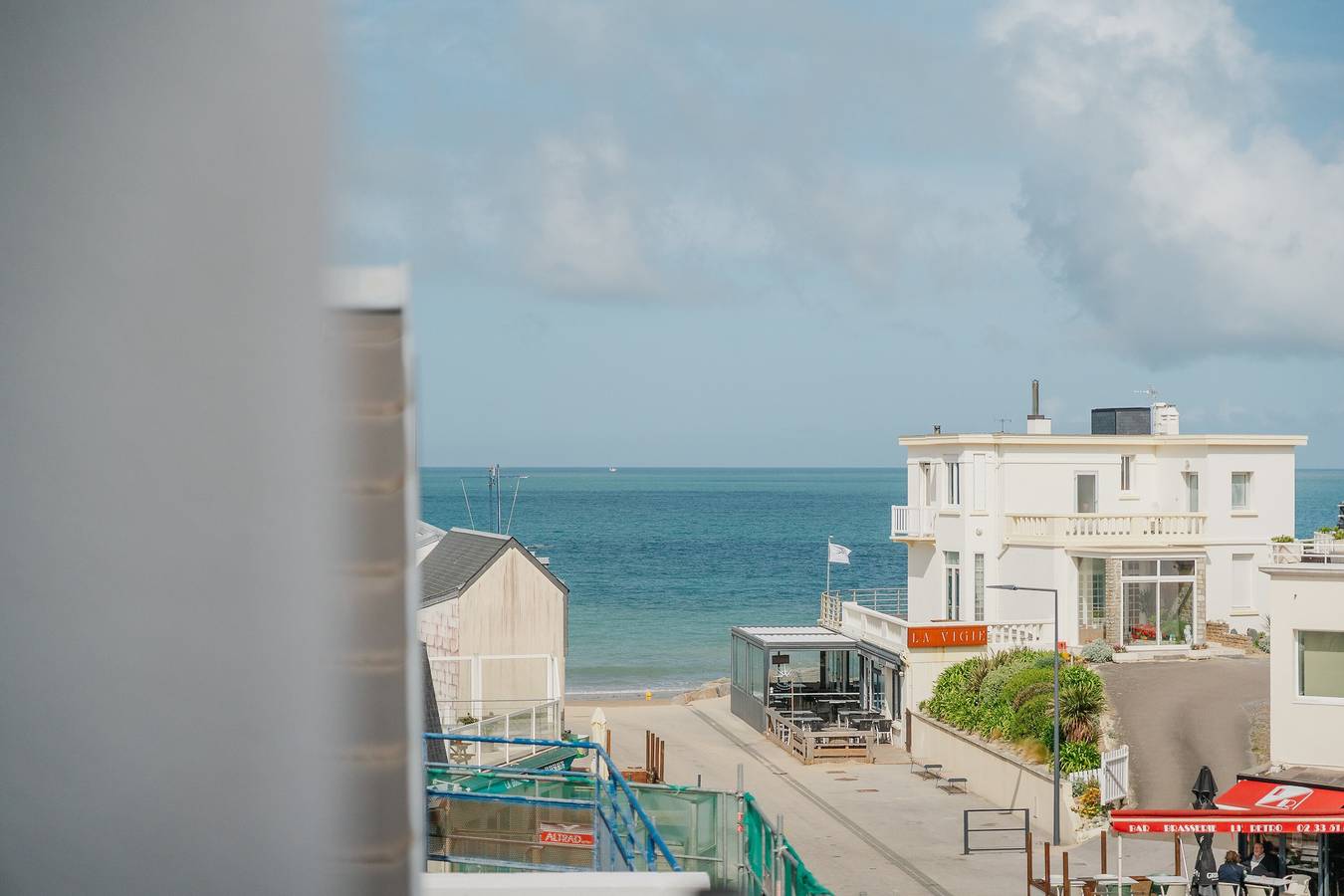 Apartamento entero, Apartamento 'Le Saint Martin' con vistas al mar, balcón y Wi-Fi in Saint-Martin de Bréhal, Bréhal