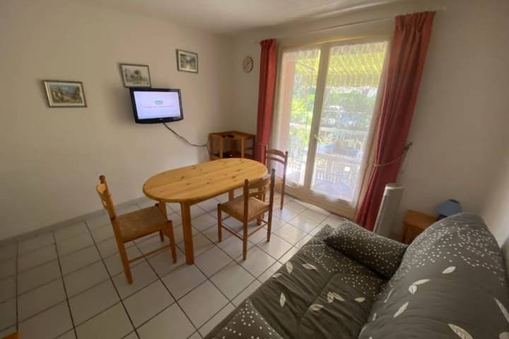 Studio voor 3 personen, met terras - 1