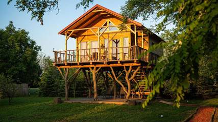 Hütte für 7 Personen, mit Ausblick und Garten, mit Haustier in Ungarn