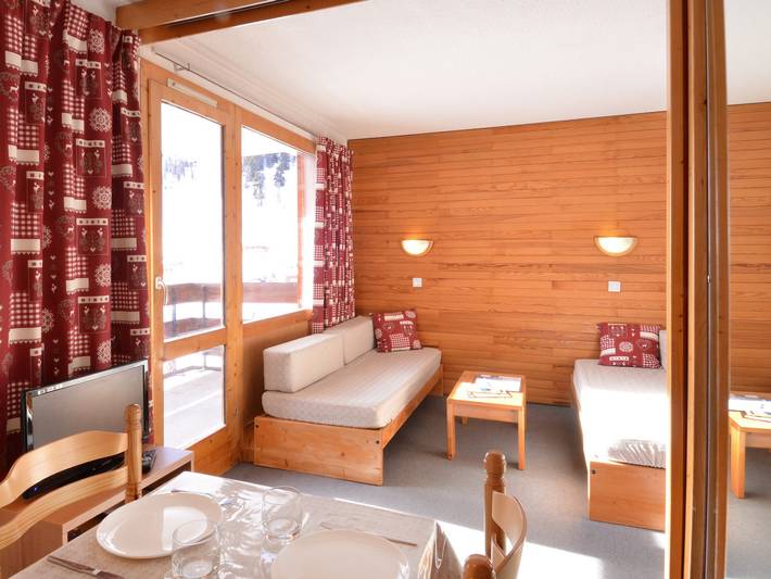 Gîte pour 4 personnes, avec balcon dans Plagne Bellecote - 3