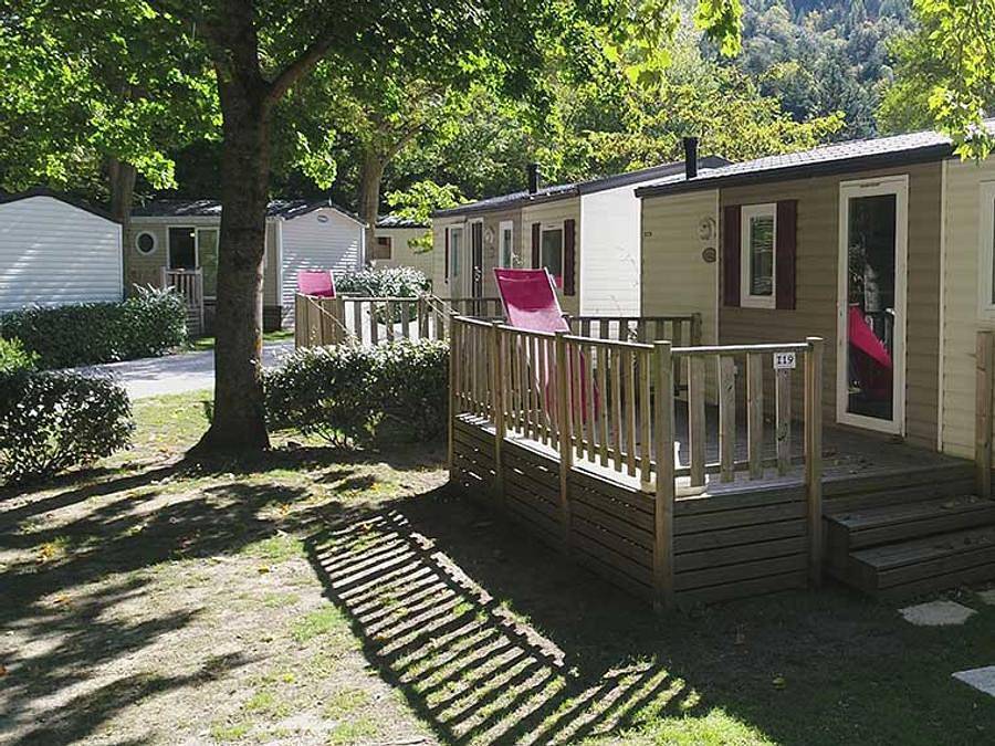 Camping le Moulin du Pont d'Alies - Mobilheim 6 personen - Trigano 31 in Saint-Martin-Lys, Regionaler Naturpark Corbières-Fenouillèdes