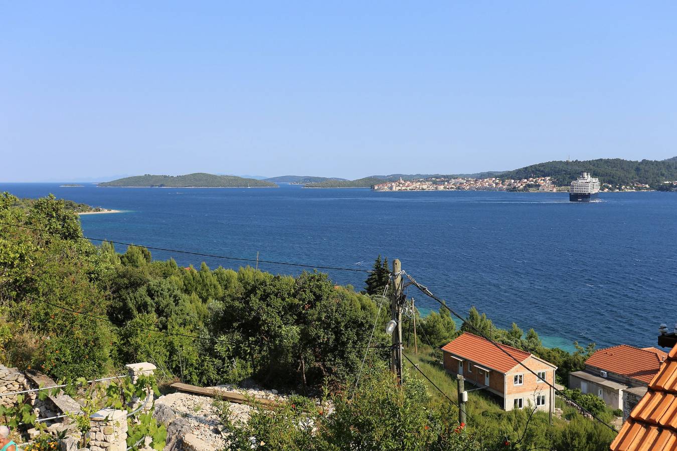 Ganze Wohnung, 2-Zimmer-Ferienwohnung mit Terrasse und Meerblick Kuciste - Perna, Peljesac A-10143-a in Kuciste, Dubrovnik-Neretva