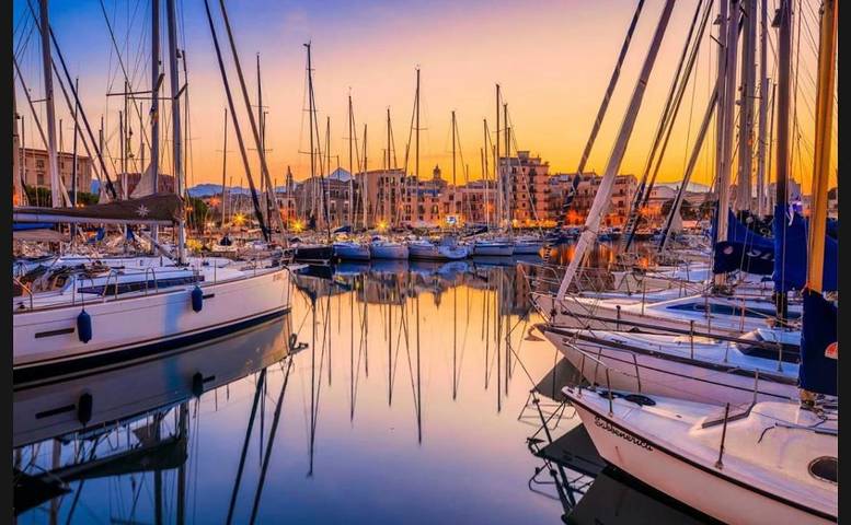 Boot für 4 Personen, mit Terrasse und Ausblick auf Sizilien