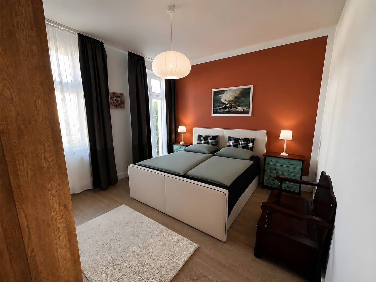 Ganze Wohnung, Ahlbeck 'Agape 2-Raum Appartment' für 2 bis 4 Personen, 250m zum Strand in Drei Kaiserbäder, Heringsdorf