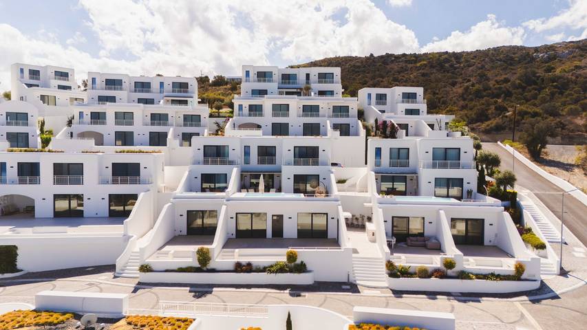 Location de vacances pour 4 personnes, avec vue sur l’océan ainsi que balcon/terrasse et vue à Chypre - 3