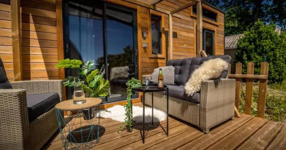 Location de vacances pour 3 personnes, avec Terrasse et Jardin ainsi que Sauna et Vue dans Dannemarie-sur-Crète