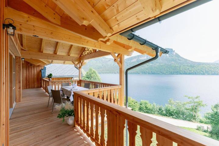 Hütte für 6 Personen, mit Balkon und Terrasse sowie Garten und Pool in Altaussee