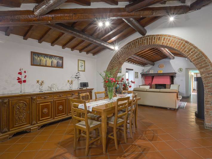 Bauernhof für 6 Personen, mit Garten und Ausblick sowie Terrasse in der Toskana - 4