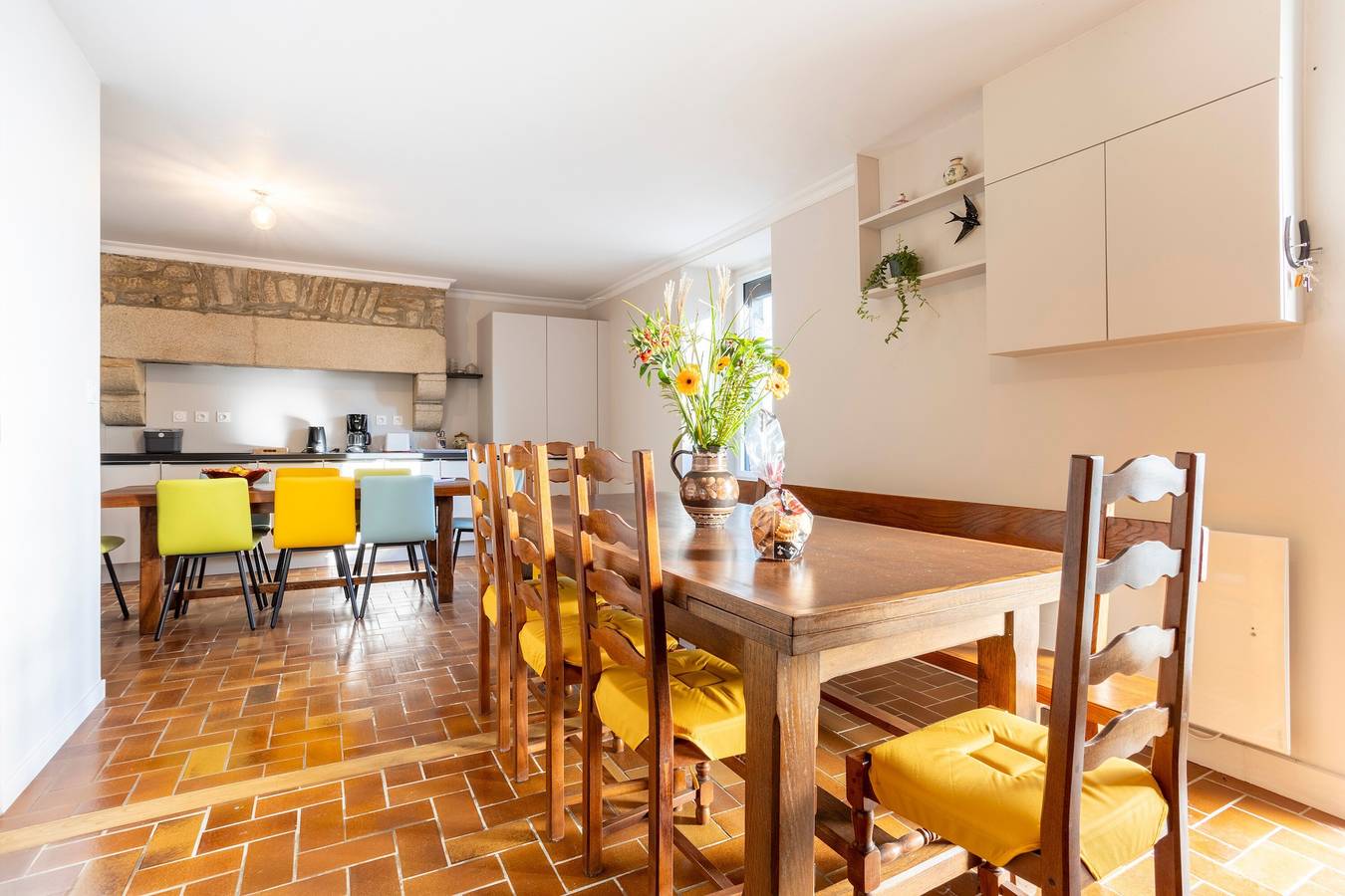 Maison de vacances 'Les Hirondelles' avec terrasse privée, jardin privé et Wi-Fi in Mellac, Région de Quimper