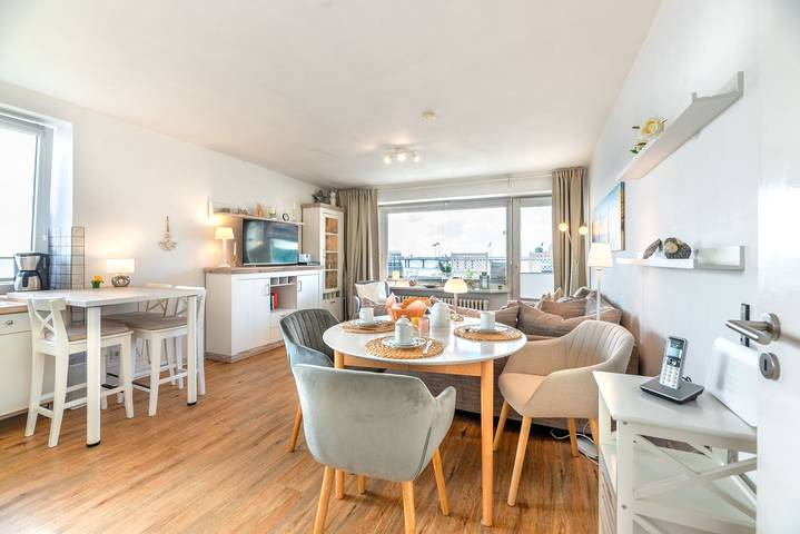 Ganze Wohnung, Ferienwohnung mit Terrasse 2- Zimmer in 1. Meerblick-Strandlage in Nordfriesische Inseln (Schleswig-Holstein) (Schleswig-Holstein), Wyk auf Föhr