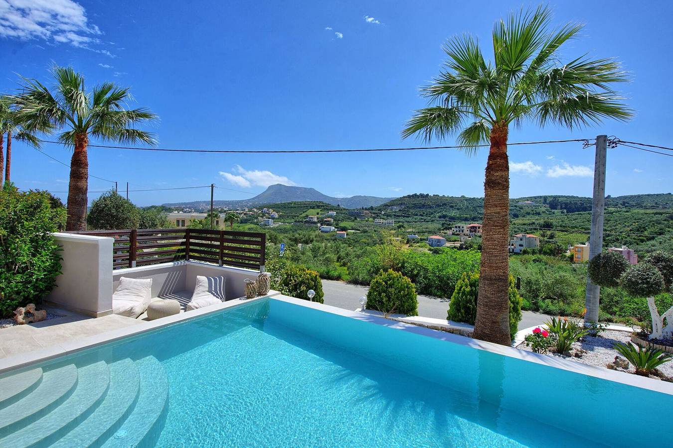 Villa für 4 Personen mit Pool in Kalyves, Chania und Umgebung