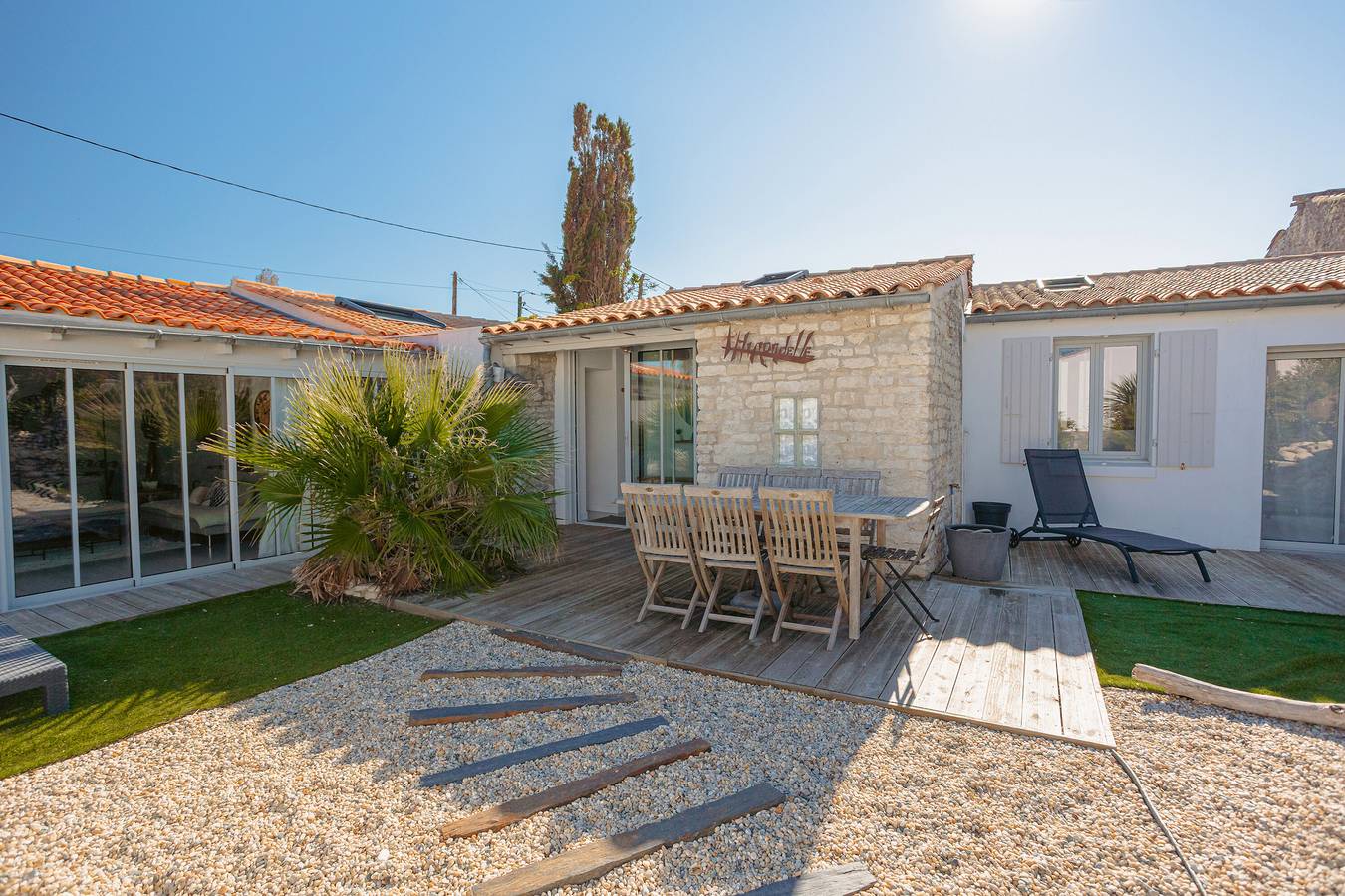 Casa de Vacaciones 'L’hirondelle' con Terraza Privada, Jardín Privado y Wi-Fi in Saint-Denis-d'Oléron, Côte de Beauté