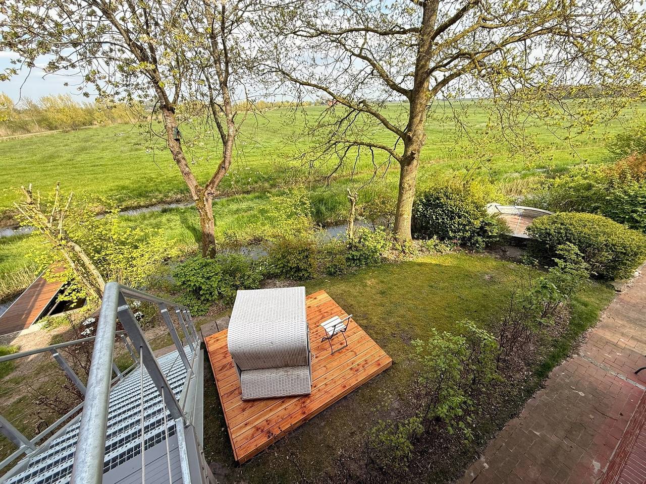 Ganze Ferienwohnung, Ferienwohnung Deichblick - Nordseeurlaub in hochwertiger 140qm  Fewo mit Garten im idyllischen Butjadingen in Eckwarden, Butjadingen