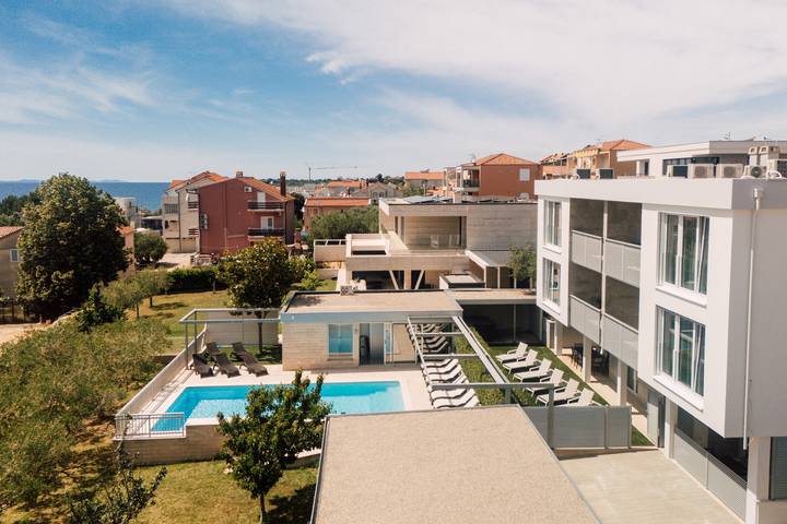 Ganze Wohnung, Sunadria Apartments B3- two bedroom in Strand Kožino, Zadar (Kommun)