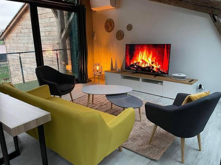 Gîte pour 8 personnes, avec terrasse, animaux acceptés dans Courbesseaux