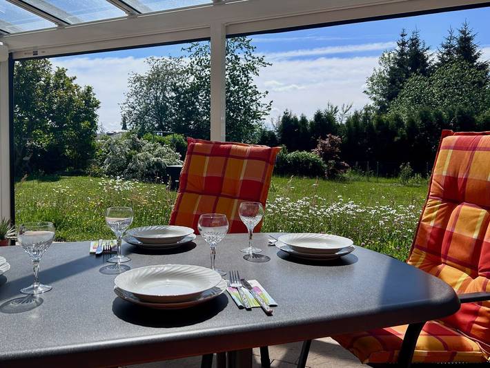 Ferienwohnung für 4 Personen, mit Terrasse und Garten sowie Ausblick in Wangen im Allgäu - 3