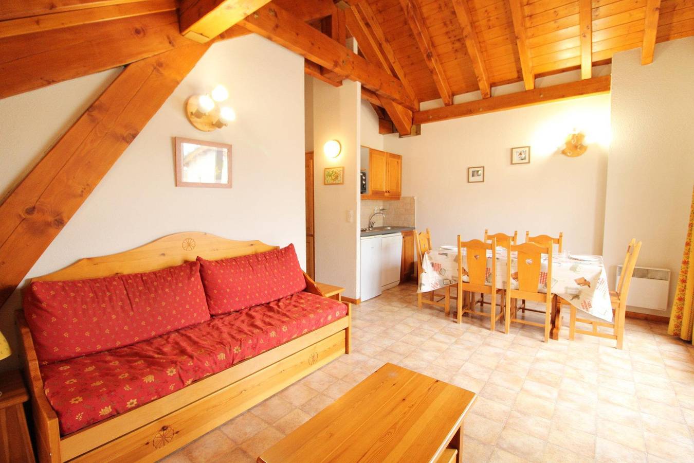 Geheel appartement, Résidence la Combe Iv - Appartement 3 kamers 6 personen (517) in Aussois, Saint-Jean-de-Maurienne regio