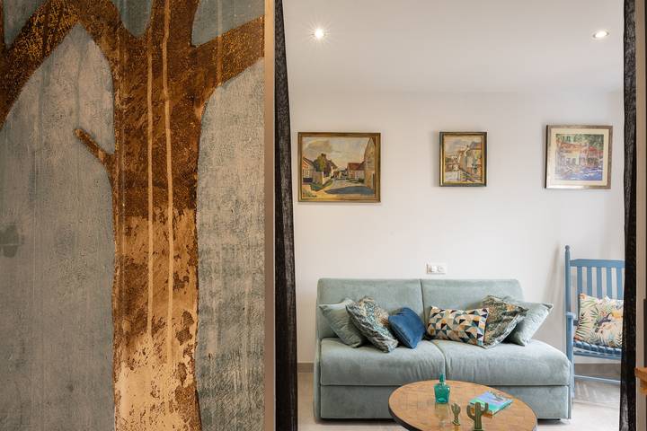 Apartamento entero, Apartamento de vacaciones para 2 personas con jardín in Calenzana, Region de Calvi