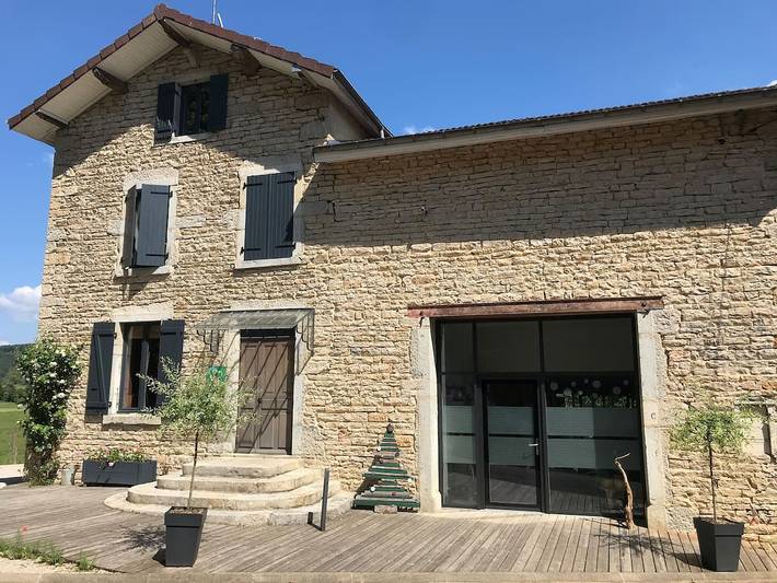 Gîte pour 4 personnes, avec Terrasse ainsi que Jardin et Vue