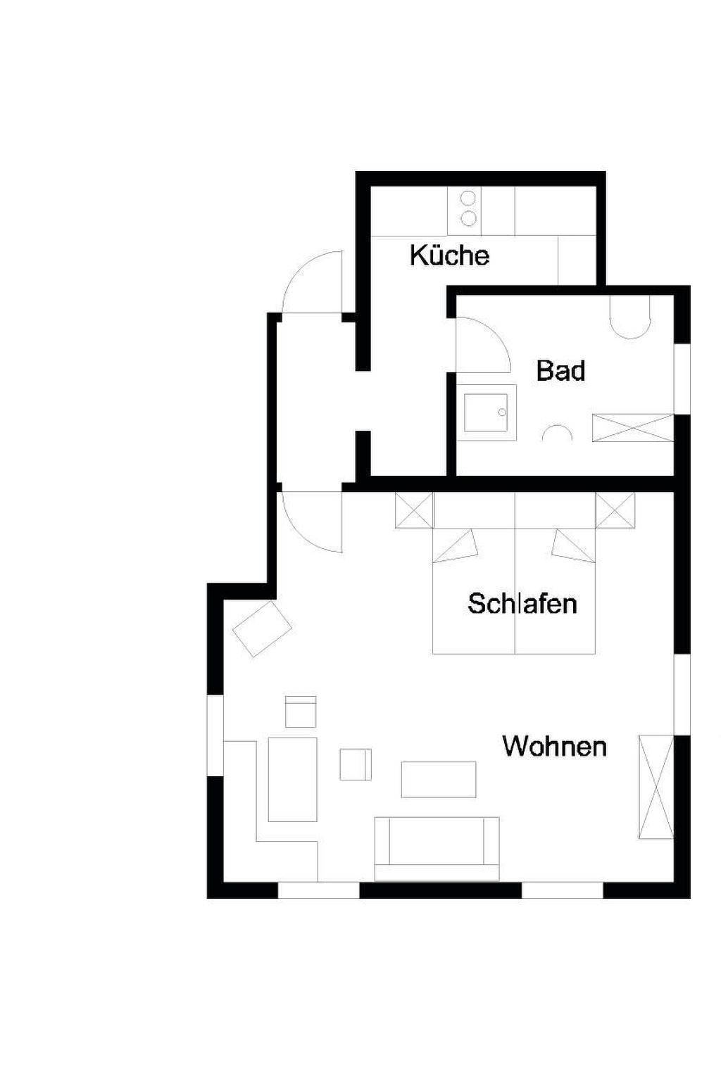 Entire apartment, Nette Wohnung in Garitz mit Garten und Terrasse in Bad Kissingen, Rhön-Bayern