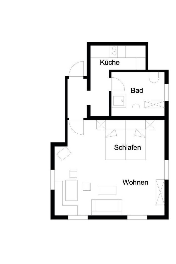 Ferienwohnung für 2 Personen, mit Garten in Bad Kissingen - 4