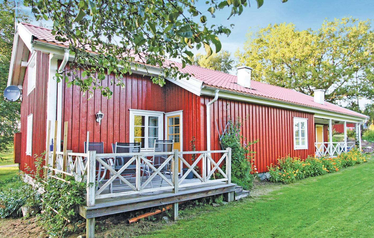 Ferienhaus für 7 Personen mit Terrasse in Västergötland