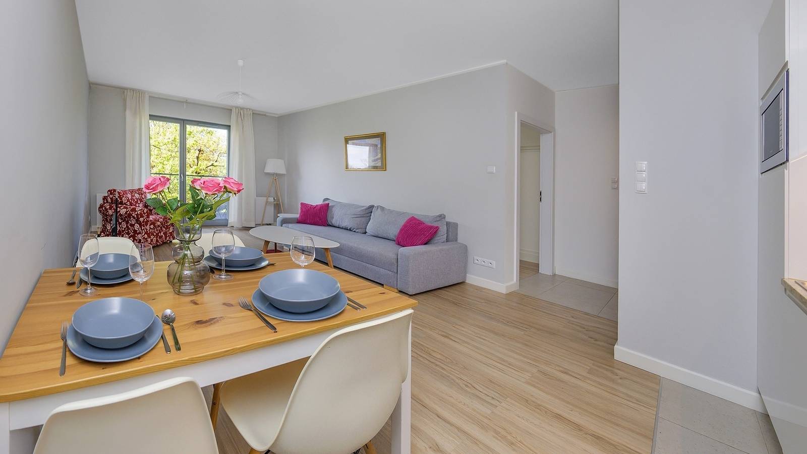 Appartement de vacances entier, Appartement de vacances pour 4 personnes avec balcon in Brzeźno, Gdańsk