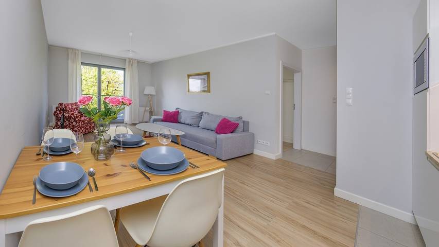 Apartamento vacacional entero, Apartamento de vacaciones para 4 personas con balcón in Brzeźno, Gdansk