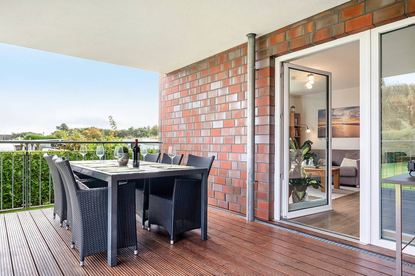 Ganze Wohnung, Apartment „Kleine Auszeit – Hohe Lith“ mit privater Terrasse, Balkon und Wlan in Duhnen, Cuxhaven