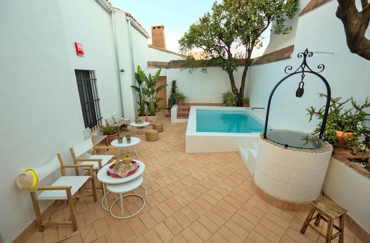Apartamento para 2 personas, con Terraza además de Jardín y Piscina en Zafra
