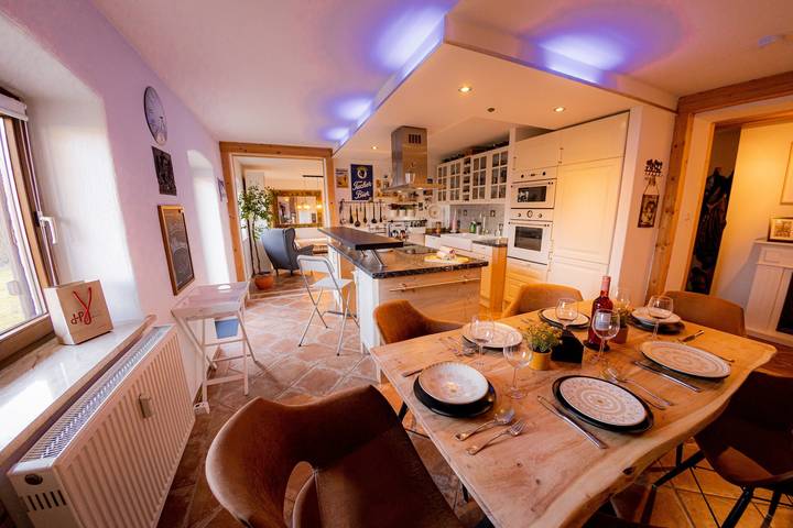 Ferienwohnung für 6 Personen, mit Garten und Sauna im Berchtesgadener Land