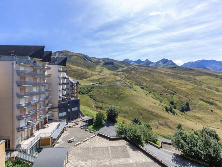Appartement de vacances pour 6 personnes, avec Balcon/Terrasse et Balcon ainsi que Piscine et Sauna à Peyragudes