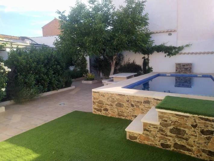 Casa rural para 8 personas, con piscina, Se admiten mascotas en Arenales de San Gregorio - 4