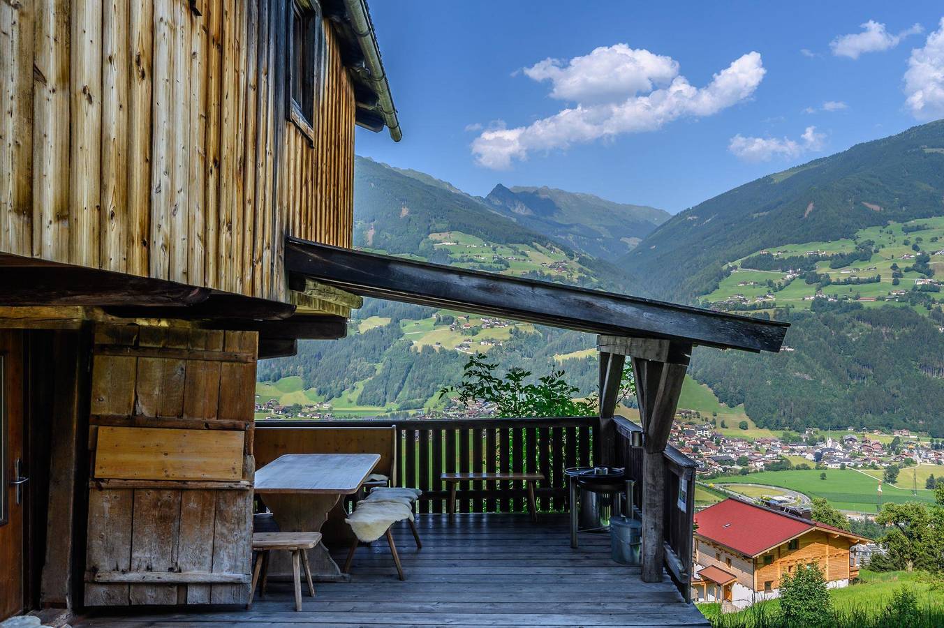 Waldhütte Wachterhof in Tuxer Alpen, Kaltenbach