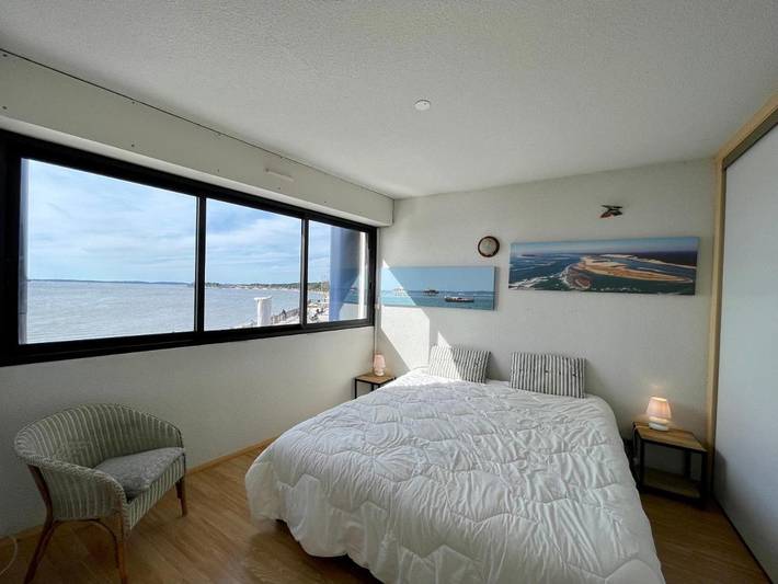 Gîte pour 3 personnes, avec vue et balcon, animaux acceptés dans Plage De La Jetee Andernos Les Bains - 4