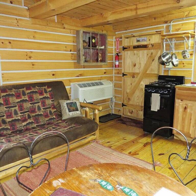 The Hickory Hollow Log Cabin by Garden of Gods in the Shawnee National Forest in Shawnee National Forest