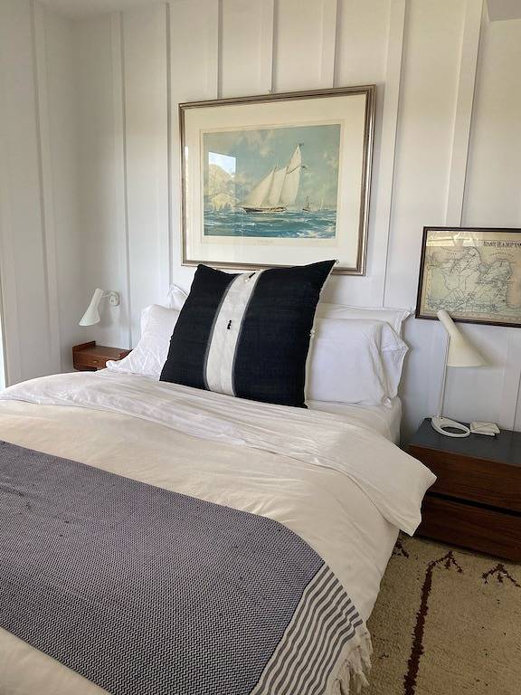 Mid-Century Waterfront House ganzjähriger Rückzugsort in East Hampton in Springs, Hamptons