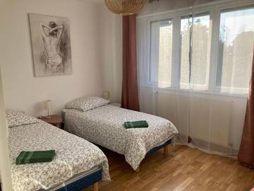 Chambre d’hôte pour 2 personnes, avec balcon et vue, animaux acceptés dans Lac du Bourget