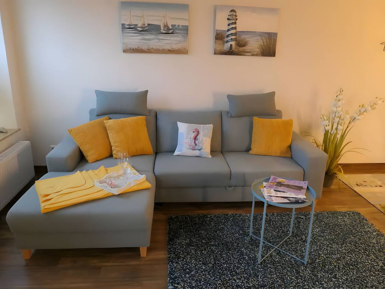 Ganze Wohnung, Apartment „Ferienwohnung Seepferdchen“ mit Meerblick und Balkon in Heiligenhafen, Ostholstein