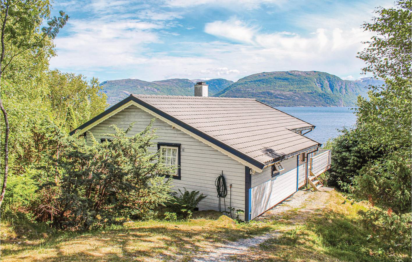 Ferienhaus für 6 Personen mit Terrasse in Sognefjord