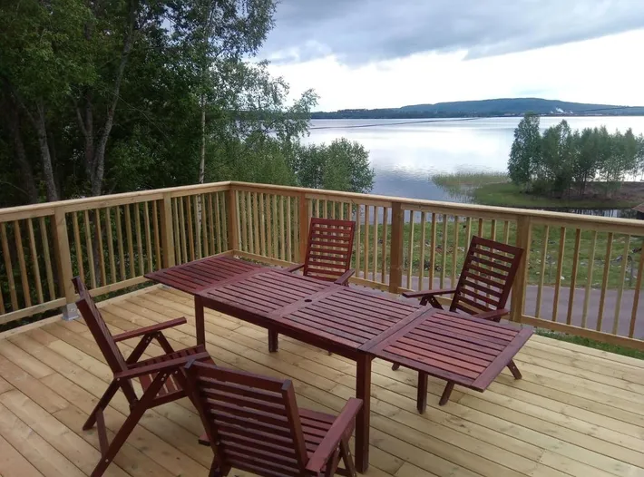 Ferienhaus für 2 Personen, mit Terrasse und Ausblick sowie Seeblick - 1