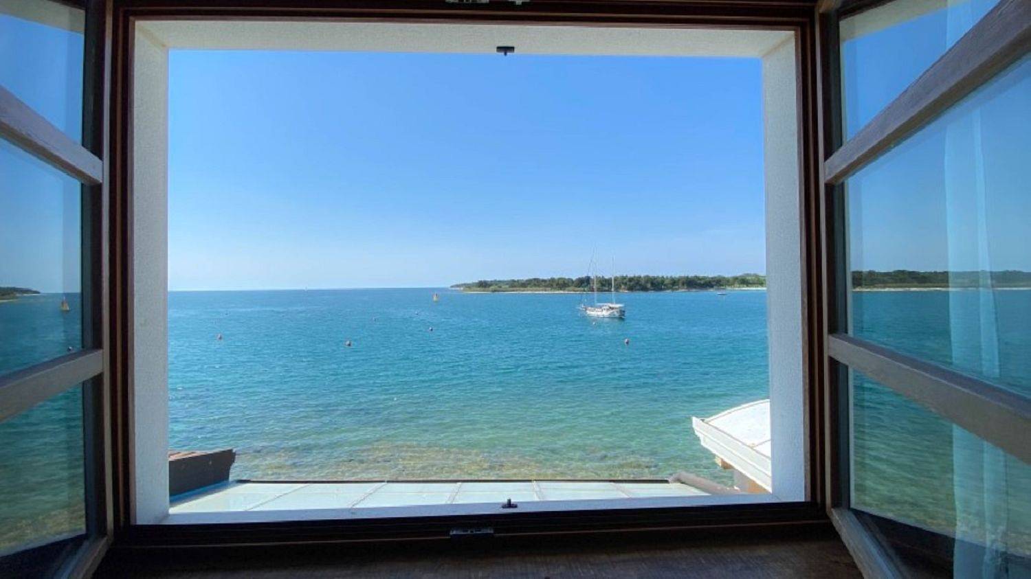 Apartamento entero, Mediterranes Apartment mit Meerblick direkt an der kristallklaren Adria in Novi Grad, Region de Umag