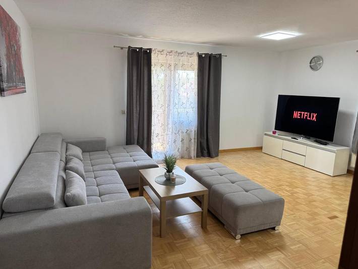 Ferienwohnung für 3 Personen, mit Balkon und Ausblick
