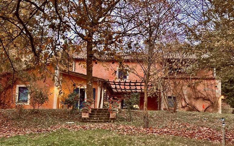 Appartamento per 10 persone, con Balcone/Terrazza e Giardino nonché Panorama a San Casciano dei Bagni