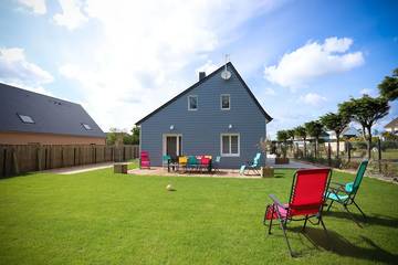 Location de vacances pour 10 personnes, avec terrasse et jardin dans Utah-Beach