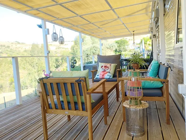 Camping para 4 personas, con piscina y piscina para niños además de vistas y jardín, Se admiten mascotas - 1